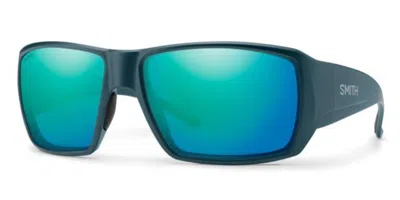 Smith Guide Choice S Polarized Qm4/qg Men's Sunglasses Blue Size 58 In Black