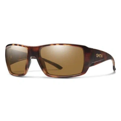 Pre-owned Smith Guide's Choice Xl Sunglasses - Chromapop Glass Polarized Brown - Matte ... In Matte Havana