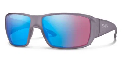 Smith Guide Choice/n 4qi/g0 Occhiali Da Sole Purple Per Uomo In Gray