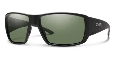 Smith Guide Choice/n Polarized 003/l7 Men's Sunglasses Black Size 62 In Gray