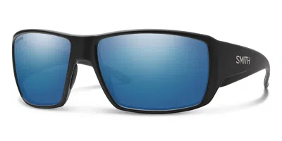 Smith Guide Choice/n Polarized 003/qg Men's Sunglasses Black Size 62 In Blue