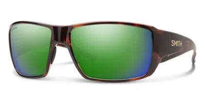 Smith Guide Choice/n Polarized 086/ui Men's Sunglasses Tortoiseshell Size 62 In Green
