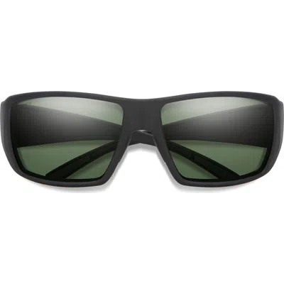 Smith Guides 62mm Chromapop™ Polarized Oversize Wraparound Sunglasses