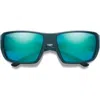 Smith Guides Choice Xl 63mm Chromapop™ Polarized Oversize Square Sunglasses