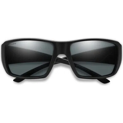 SMITH SMITH GUIDES CHOICE XL 63MM CHROMAPOP™ POLARIZED OVERSIZE SQUARE SUNGLASSES