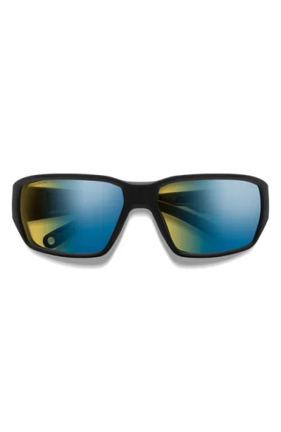 Smith Hookset 62mm Chromapop™ Polarized Oversize Wraparound Sunglasses