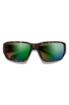 Smith Hookset 62mm Chromapop™ Polarized Oversize Wraparound Sunglasses In Multi