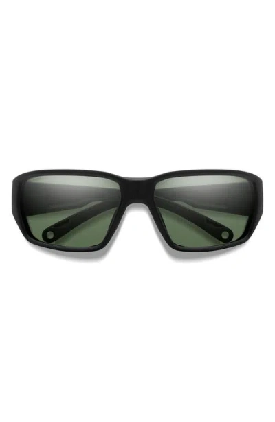 Smith Hookset 62mm Chromapop™ Polarized Oversize Wraparound Sunglasses