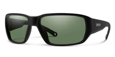Smith Hookset Polarized 003/l7 Men's Sunglasses Black Size 62 In Green