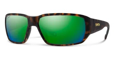 Smith Hookset Polarized N9p/ui Men's Sunglasses Tortoiseshell Size 62 In Green