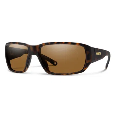 Pre-owned Smith Hookset Sunglasses - 2024 - Matte Tortoise W/chromapop Polarized Brown