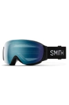 Smith I/o Mag™ 164mm Snow Goggles In Black/blue Mirror