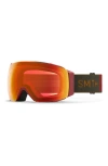 Smith I/o Mag™ Snow Goggles In Ironwood/everyday Red Mirror