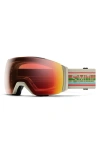 Smith I/o Mag™ Xl Snow Goggles In Chalk Straight Line/red