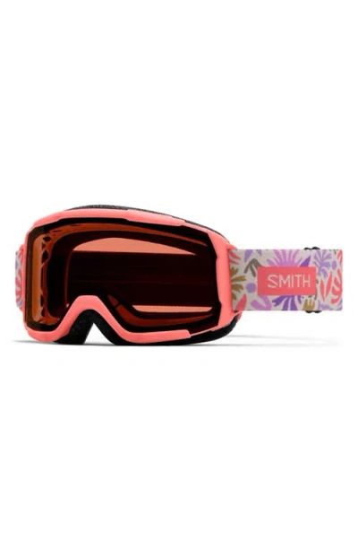 Smith Kids' Daredevil Snow Goggles In Burgundy