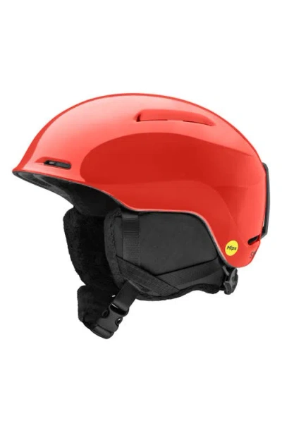 Smith Kids' Glide Junior Snow Helmet With Mips In Red