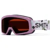 Smith Kids' Rascal Cylindrical Carbonic-x Over The Glasses Snow Goggles In Proper Pink Paint Brush/rc36