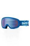 Smith Kids' Snowday Snow Goggles In Cobalt Shark Bait/blue