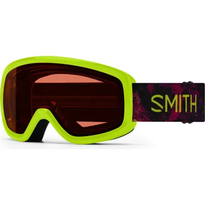Smith Kids' Snowday Snow Goggles In Green