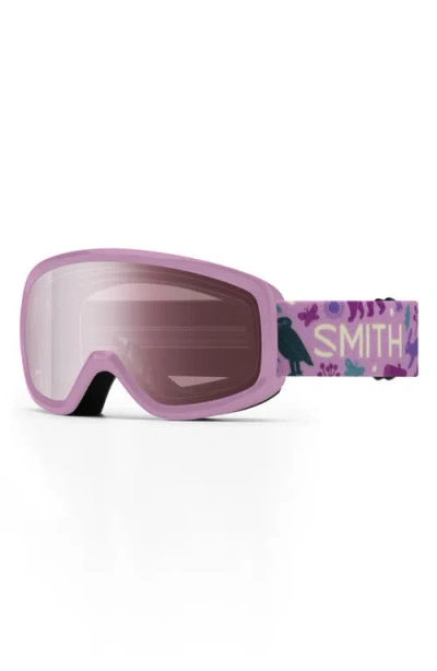 Smith Kids' Snowday Snow Goggles In Pink