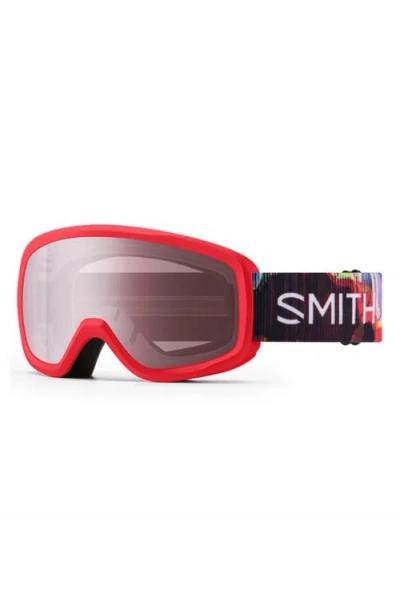 Smith Kids' Snowday Snow Goggles In Red