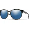 Smith Lake Shasta 56mm Chromapop™ Polarized Sunglasses In Sky Tortoise/chromapop Blue