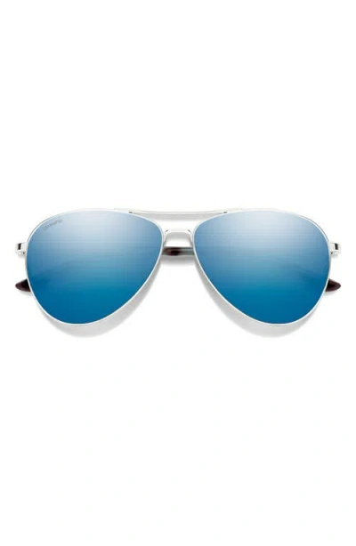 Smith Langley Ii 61mm Chromapop™ Polarized Aviator Sunglasses