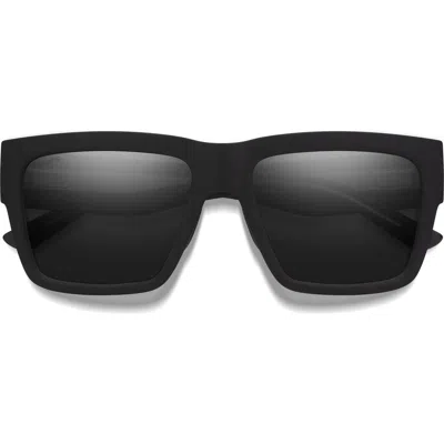 Smith Lineup 58mm Chromapop™ Polarized Rectangular Sunglasses