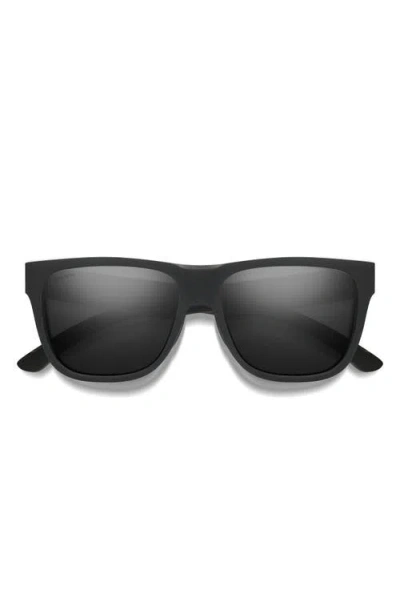 SMITH SMITH LOWDOWN 2 55MM CHROMAPOP™ POLARIZED SQUARE SUNGLASSES