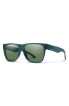Smith Lowdown 2 Core 55mm Sunglasses In Pacific Crystal/gray Green