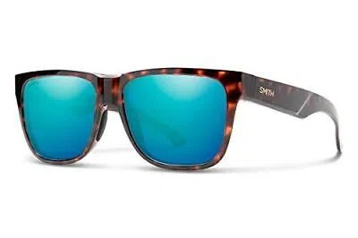 Pre-owned Smith Lowdown 2 Sunglasses Tortoise/chromapop Polarized Opal Mirror In Multicolor