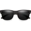 Smith Lowdown 56mm Chromapop Polarized Browline Sunglasses In Black