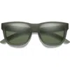 Smith Lowdown Slim 2 53mm Chromapop™ Square Sunglasses In Green