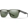 Smith Lowdown Steel 56mm Chromapop™ Polarized Sunglasses In Moss Crystal/gray Green