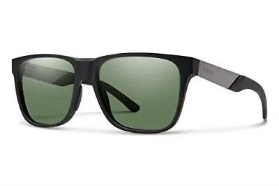 Pre-owned Smith Lowdown Steel Sunglasses In Black Ruthenium/chromapop Polarized Gray Green In Multicolor