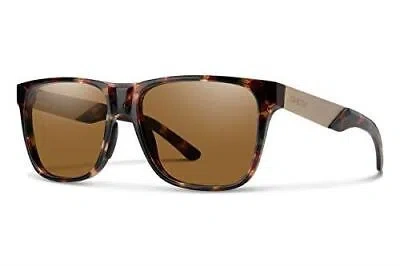 Pre-owned Smith Lowdown Steel Sunglasses In Tortoise Havana Gold/chromapop Polarized Brown In Multicolor
