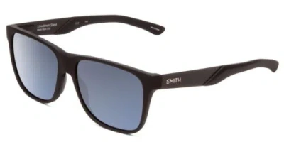 Pre-owned Smith Lowdown Steel Unisex Classic Sunglasses Matte Black/cp Polarize Black 56mm In Multicolor
