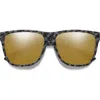 Smith Lowdown Xl 2 60mm Chromapop™ Polarized Square Sunglasses In Gray