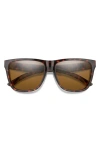 Smith Lowdown Xl 2 60mm Chromapop™ Polarized Square Sunglasses In Brown
