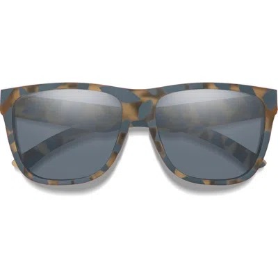 Smith Lowdown Xl 2 60mm Chromapop™ Polarized Square Sunglasses In Gray