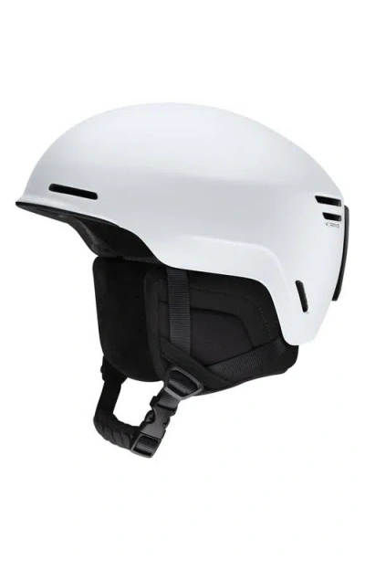 Smith Method Snow Helmet Round Contour Fit In White