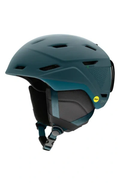 Smith Mission Mips Snow Helmet In Matte Pacific Geo