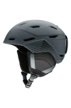 Smith Mission Mips Snow Helmet In Matte Slate Stripes