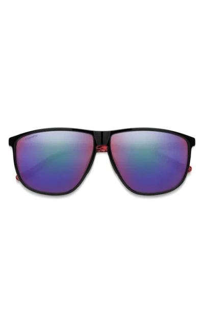 Smith Mono Lake 63m Oversize Chromapop™ Polarized Round Sunglasses