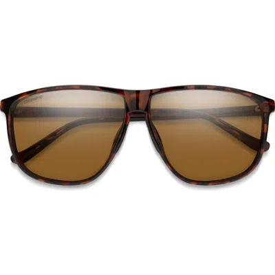 Smith Mono Lake 63m Oversize Chromapop™ Polarized Round Sunglasses