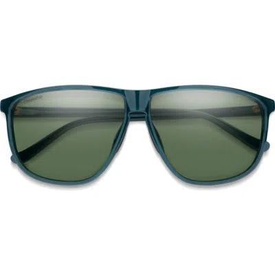 Smith Mono Lake 63m Oversize Chromapop™ Polarized Round Sunglasses