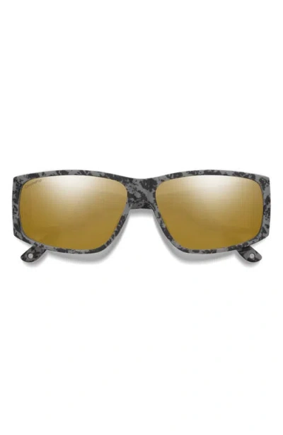 Smith Monroe Peak 62mm Oversize Chromapop™ Polarized Sunglasses In Multi