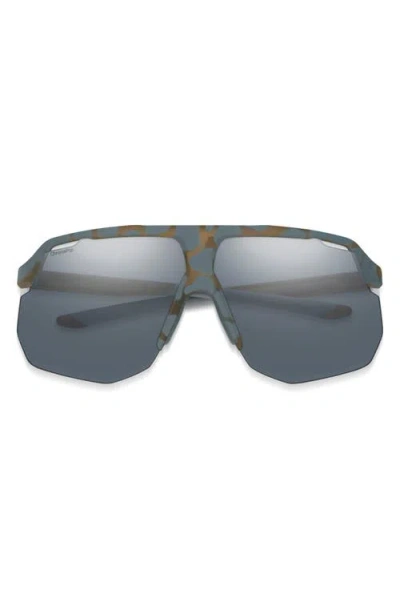 Smith Motive 74mm Chromapop™ Polarized Shield Sunglasses In Gray