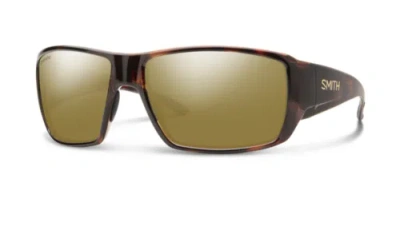 Pre-owned Smith Optics Guides Choice Polarized Sunglasses - Tortoise Bronze Mirror Lens In Multicolor
