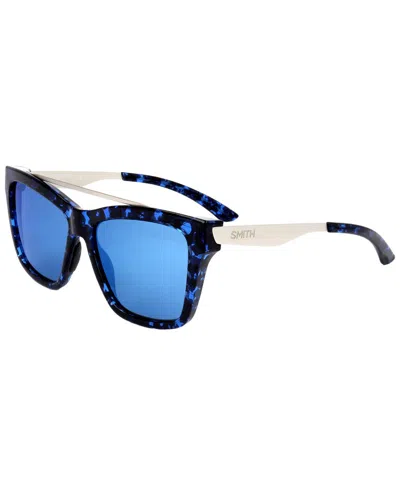 Smith Optics Women's Therunaround 55mm Sunglasses In Blue